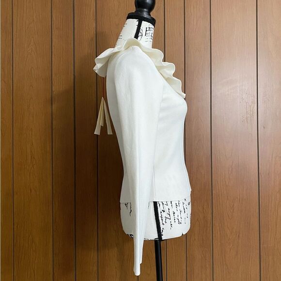Alexander McQueen Ruffle Neck Sweater size S - Picture 6 of 9